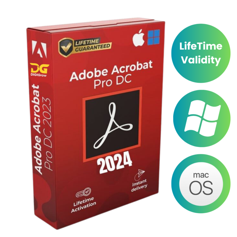 Adobe Acrobat Pro DC -2024 (Windows / MacBook)