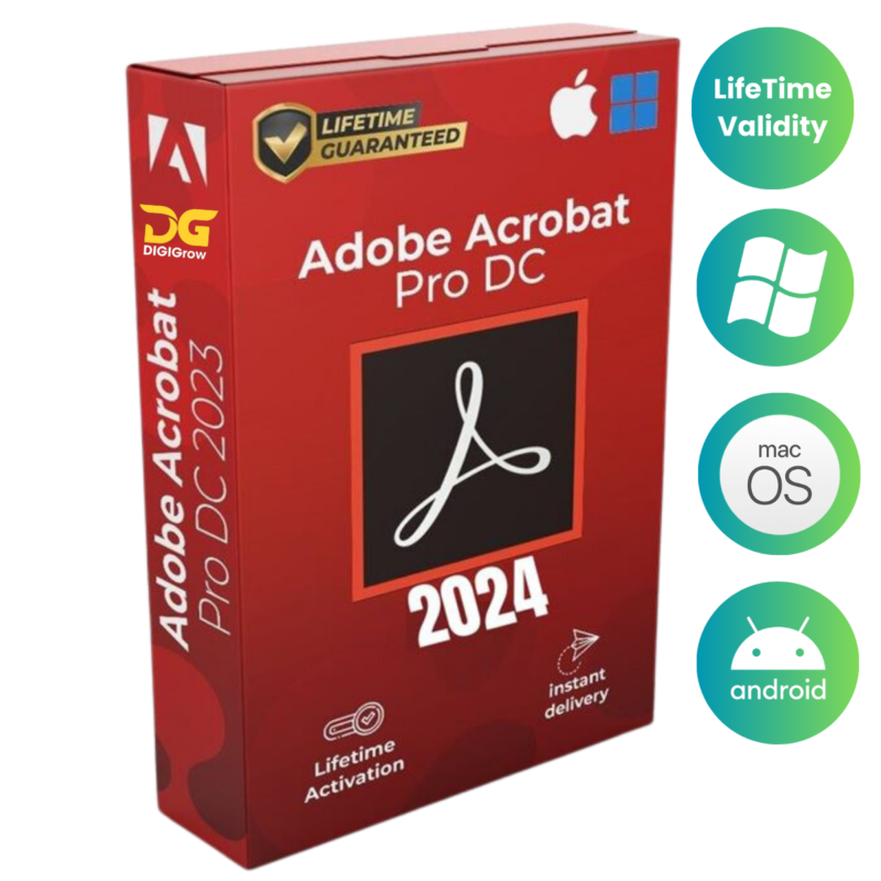 Adobe Acrobat Pro DC -2024 (Windows / MacBook / Android)