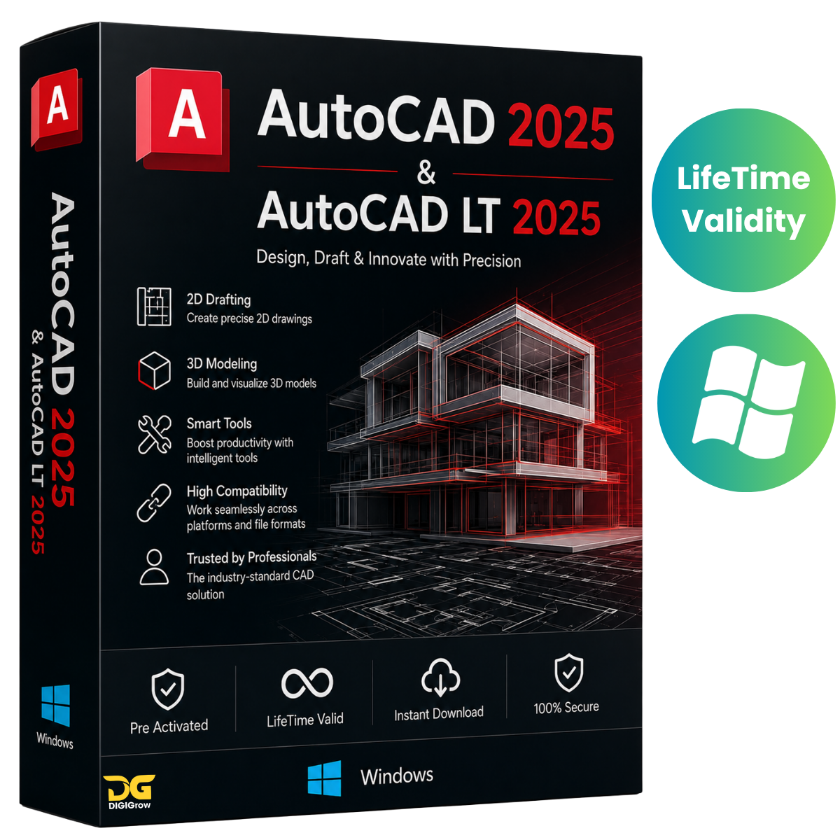 Autocad 2025 + Autocad LT 2025 (Windows Only)