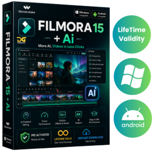 FILMORA-15 + Ai Features (Latest-2026-version)