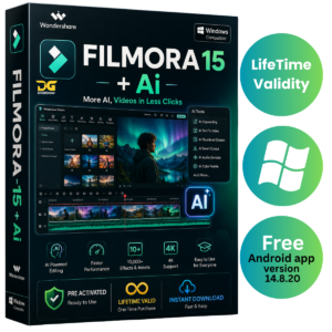 FILMORA-15 + Ai Features (Latest-2026-version)