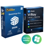 SketchUp Pro 2026 + Chaos V-Ray 7.20.02