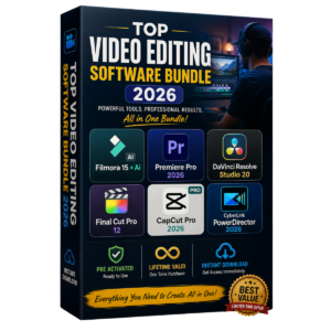Top Video Editing Software Bundle 2026 – LifeTime Activation