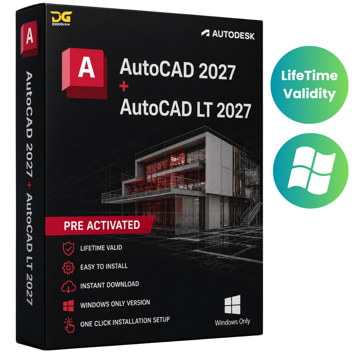 AutoCAD 2027 + AutoCAD LT 2027 (Windows Only)